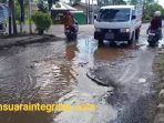 Jl KS Tubun Rusak Parah, Ini yang akan Dilakukan Dinas SDABMBK Lampung Utara